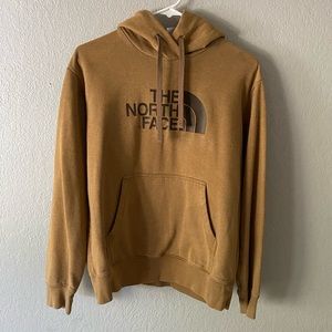 Tan & brown North Face hoodie